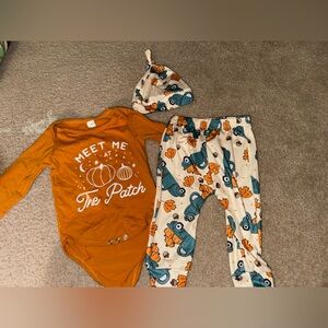 Fall Baby 3 piece outfit